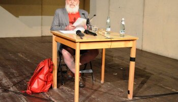 Arnošt Goldflam byl jednou z tuzemských hvězd Měsíce autorského čtení 2017 v Brně. Foto: Jan Gogin Tomášek